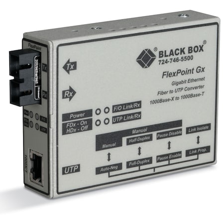 Black Box Flexpoint Modular Media Converters, Giga LMC1009A-R3